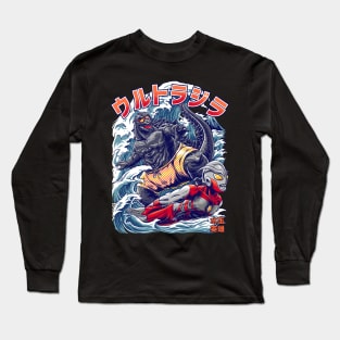 Surfing Zilla Long Sleeve T-Shirt